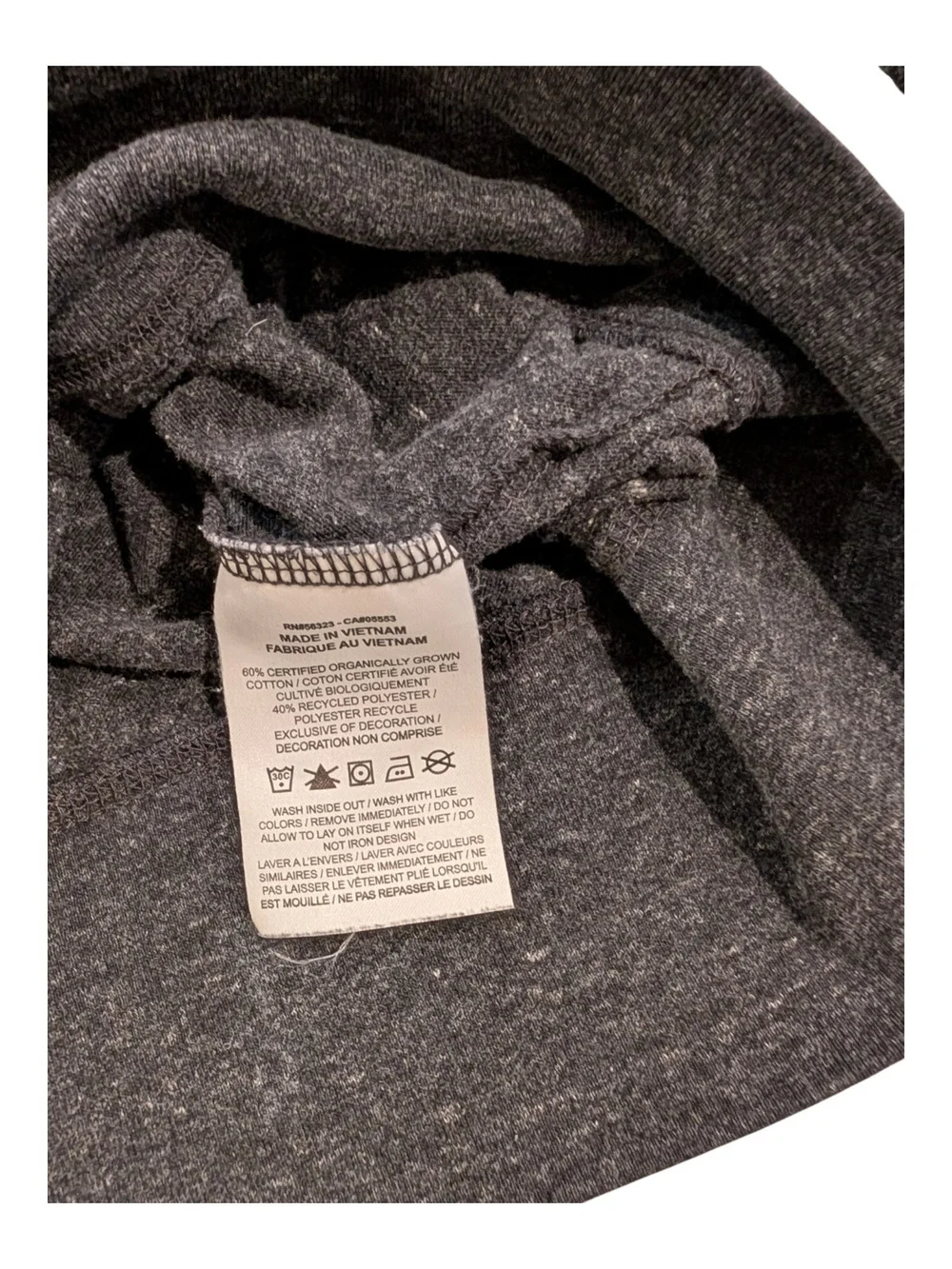 Nike Women’s Charcoal Gray Full-Zip Hoodie with White Logo